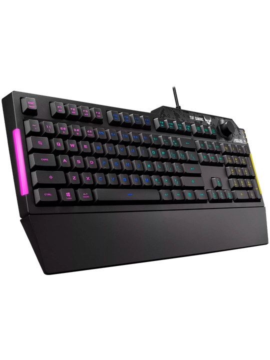 Игровая мембранная клавиатура ASUS TUF GAMING K1, с подсветкой, с мультимедиа