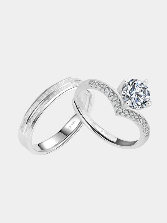 Женское обручальное кольцо, для пар, SILVERME