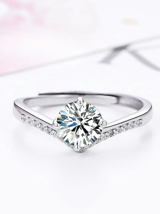 Женское обручальное кольцо, для пар, SILVERME
