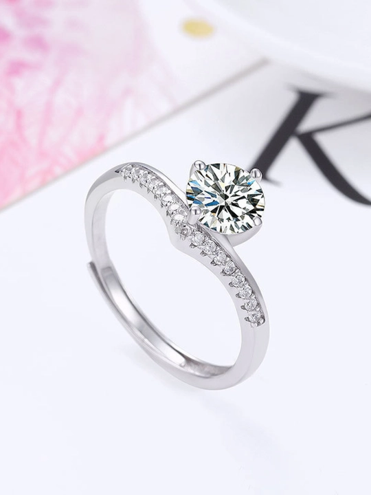 Женское обручальное кольцо, для пар, SILVERME