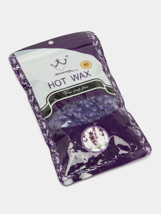 Depilatsiya uchun granulalardagi issiq mum Hot Wax, 100 gr, 200 gr, 300 gr, 400 gr - 