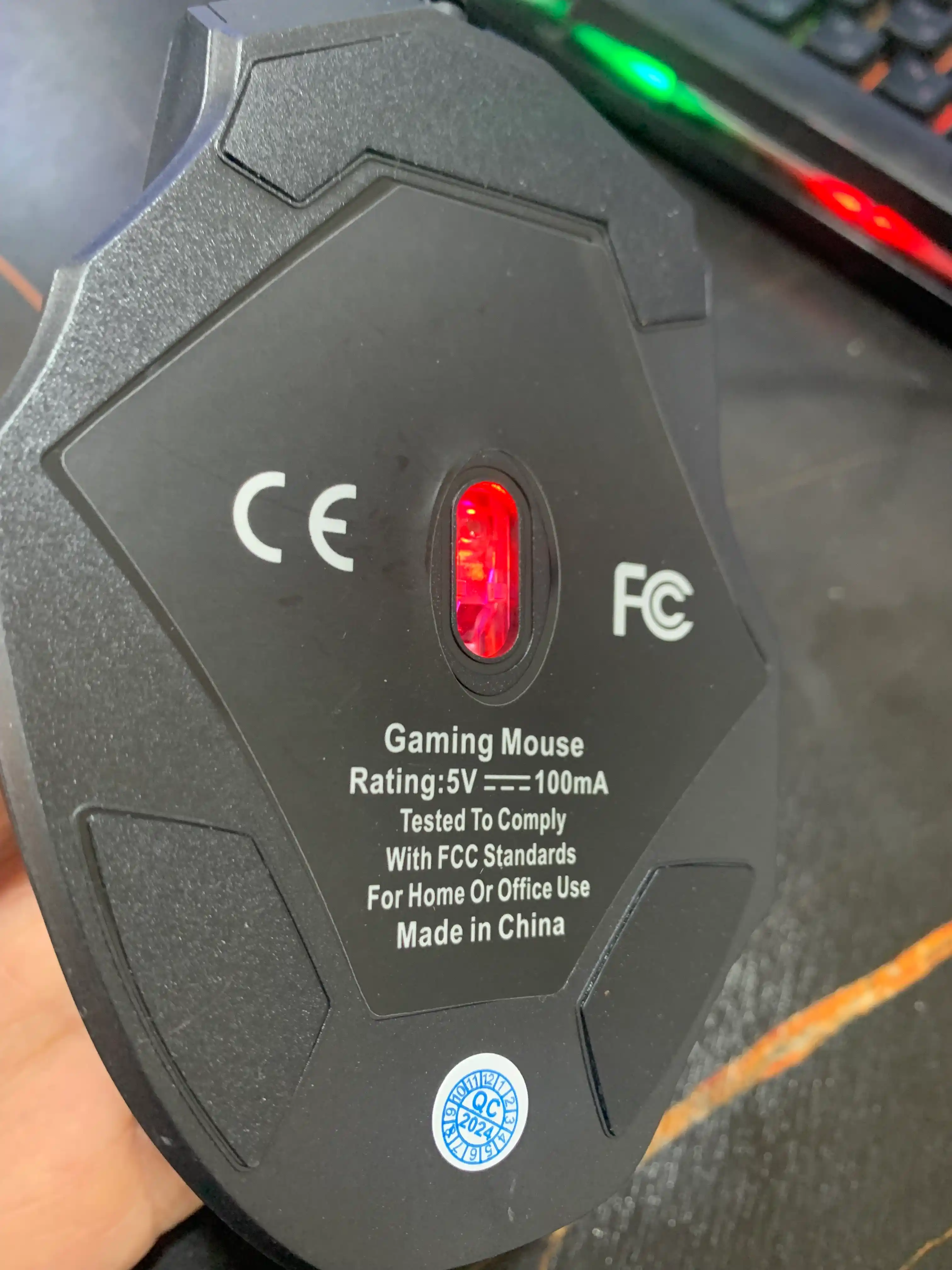 Проводная мышь G6 , подходящая офиса, 3200DPI со светодиодом RGB