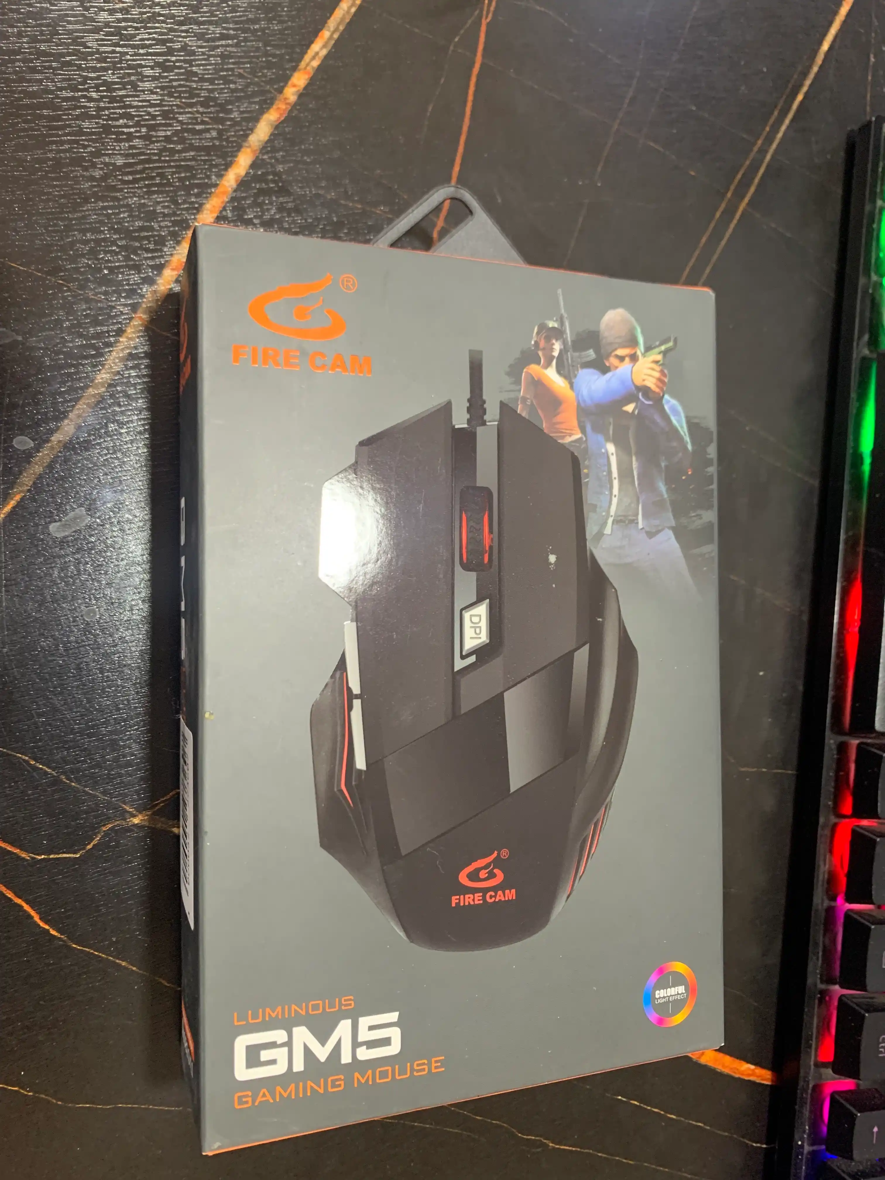 Проводная мышь G6 , подходящая офиса, 3200DPI со светодиодом RGB
