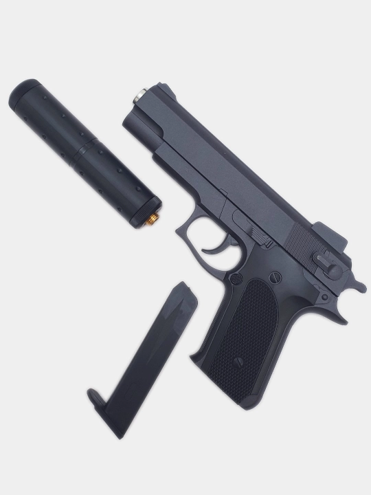 Metalli to'pponcha K22, K33-A, K112-S, K17-A, o'yinchoq glushitel bilan