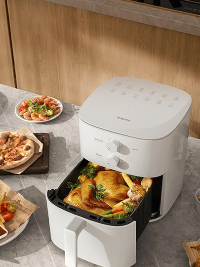 Умный аэрогриль Xiaomi Air Fryer 6L, фритюрница с готовыми рецептами, Global Версия - 