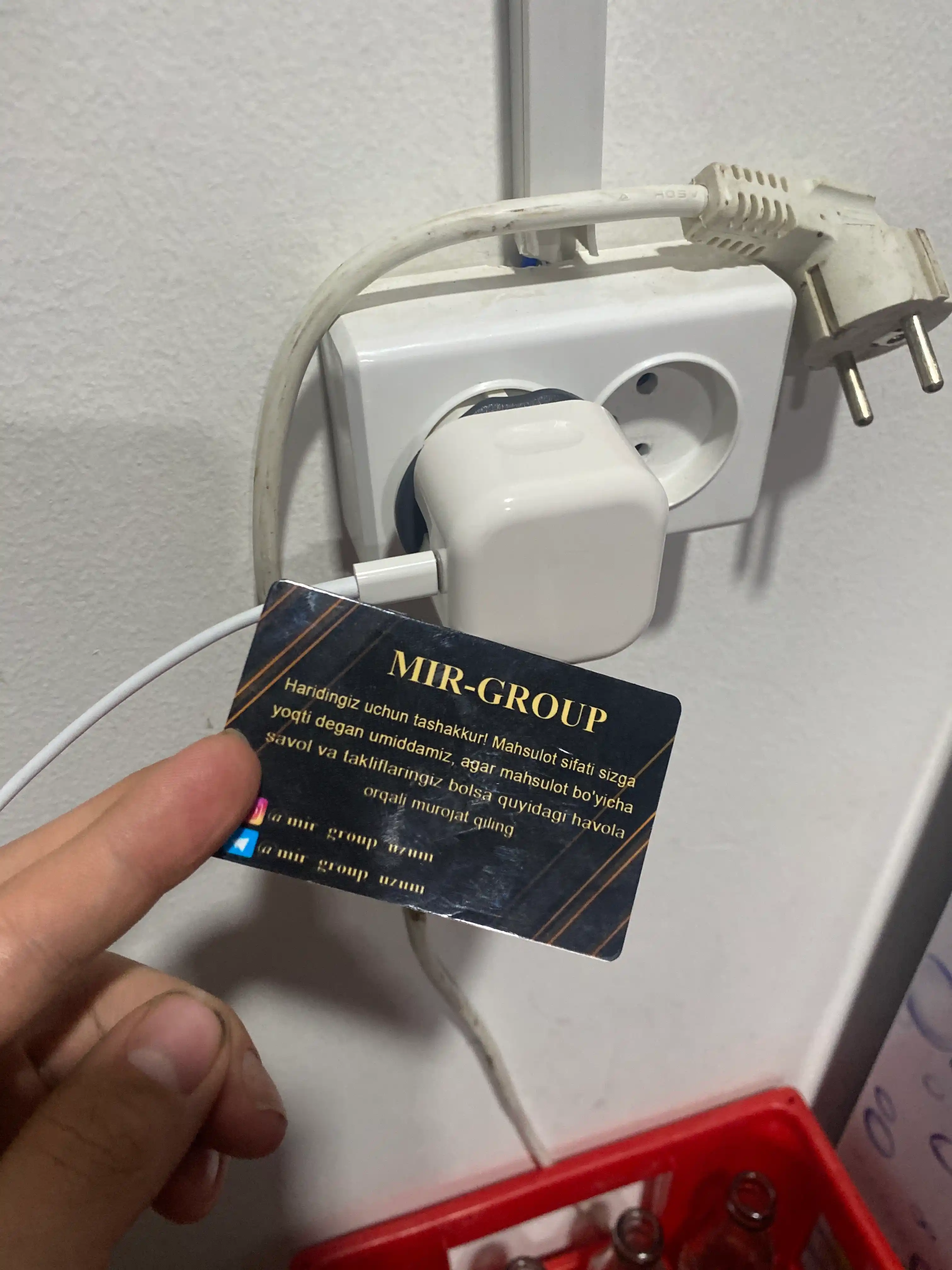 Zaryadchik iPhone uchun, blok Type-C, PD, kabel Type-C/Lightning, 20W. + So'vg'a