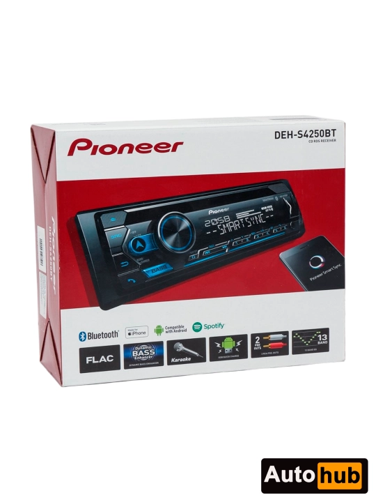 Pioneer DEH-S4250BT avtomobil magnitolasi, Pioner magnitafon
