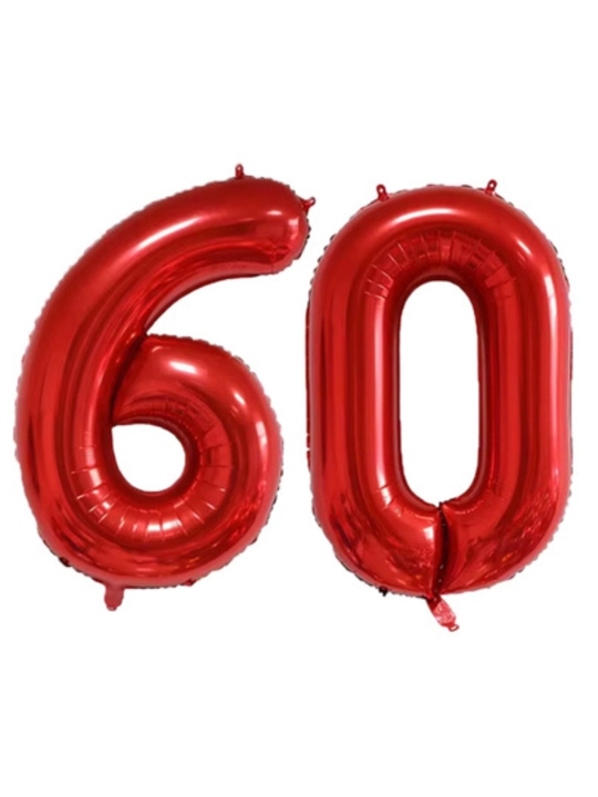 Фольгированные шары цифры, размер 40 дюймов, 100 см