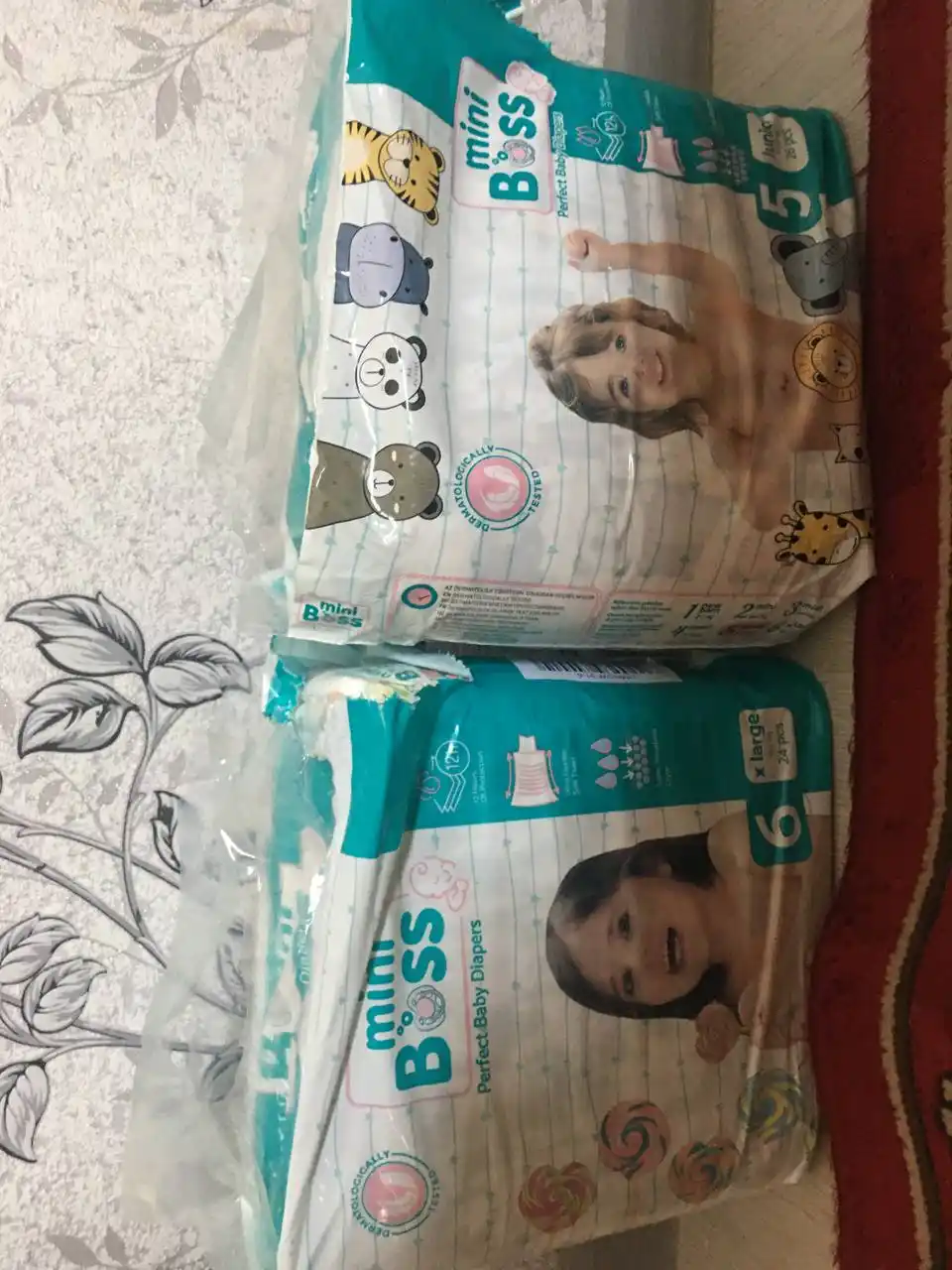 Mini Boss tagliklari, 3-20 kg, o'lchamlari 1 dan 6 gacha 5- razmer 48 dona