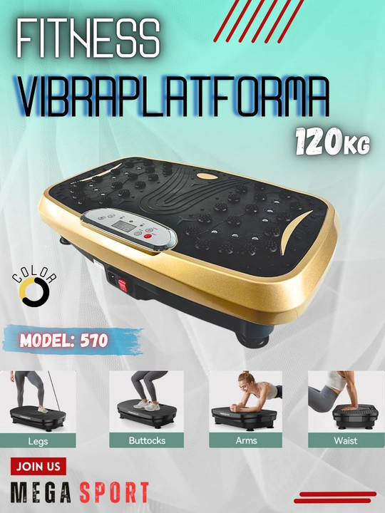 Elektr tebranish fitnes massajchisi, vazn yo'qotish uchun vibraplatforma