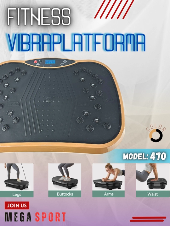 Elektr tebranish fitnes massajchisi, vazn yo'qotish uchun vibraplatforma