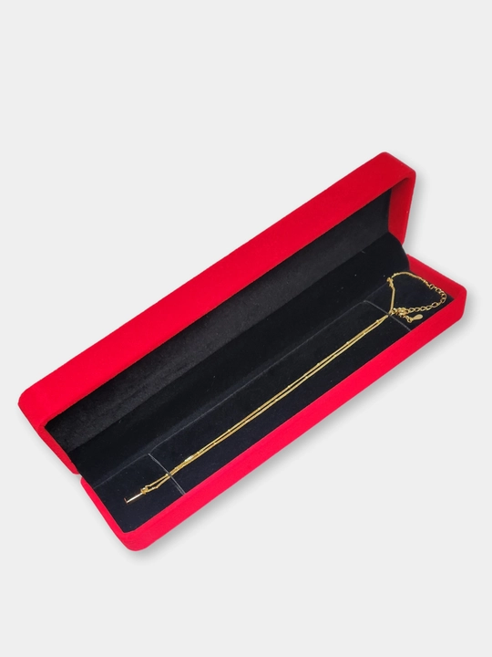 SILVERME ayollar kumush zanjiri, kvadrat - 925, zarhal 18 karat