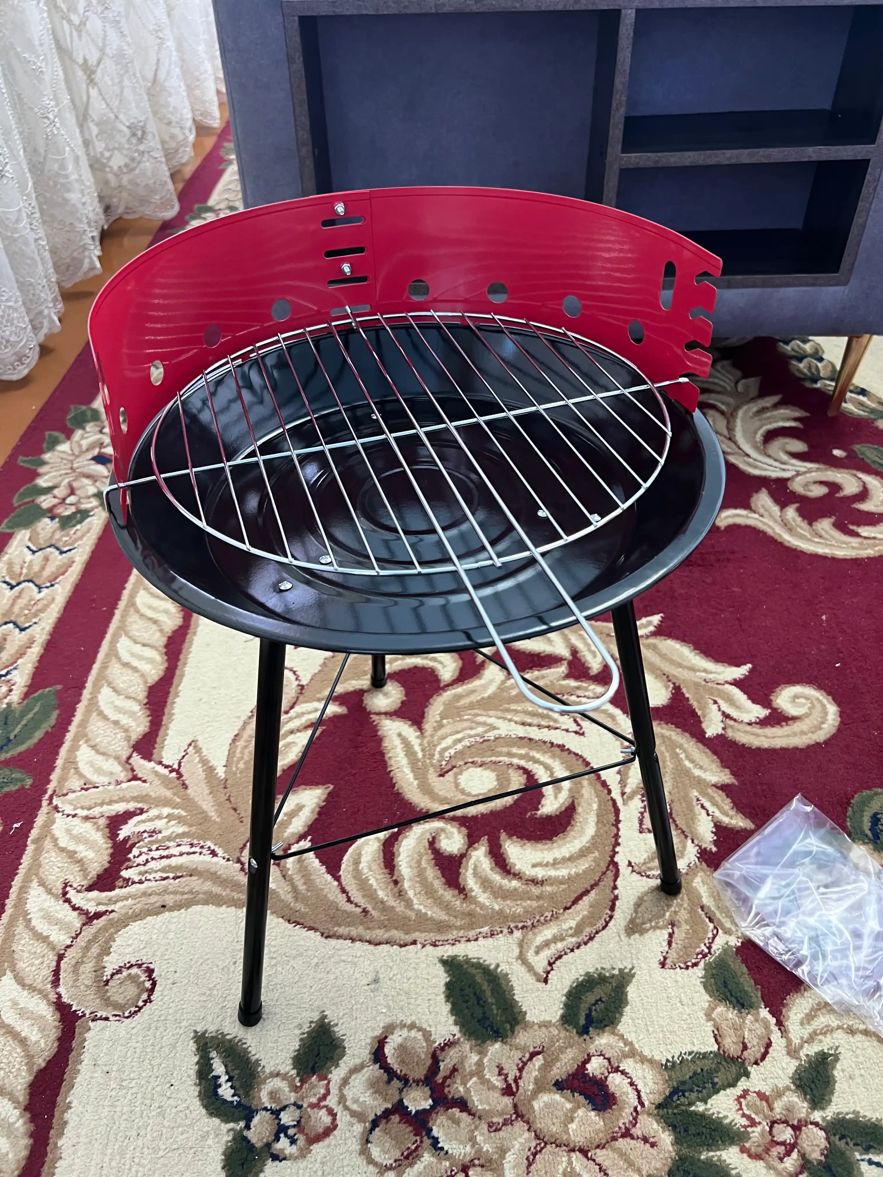 Mangal-barbekyu BoyScout, diametri 35.5 sm, balandligi 53 sm