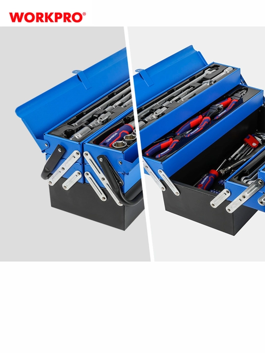 Asboblar to'plami quti bilan, 93 dona Workpro WP209035