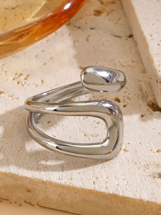 Женское кольцо, Gold and Silver