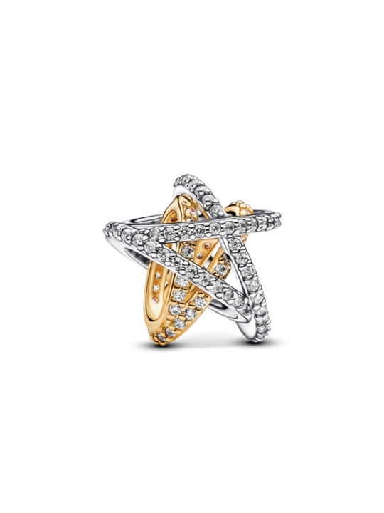 Pandora “Yaltiroq Crossover yulduz” sharmi, toshlar bilan, 763590C01