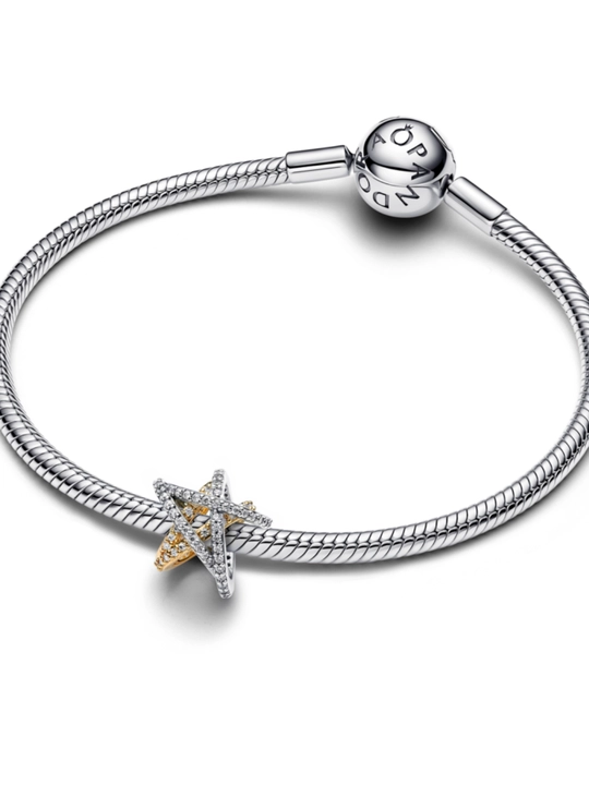 Pandora “Yaltiroq Crossover yulduz” sharmi, toshlar bilan, 763590C01