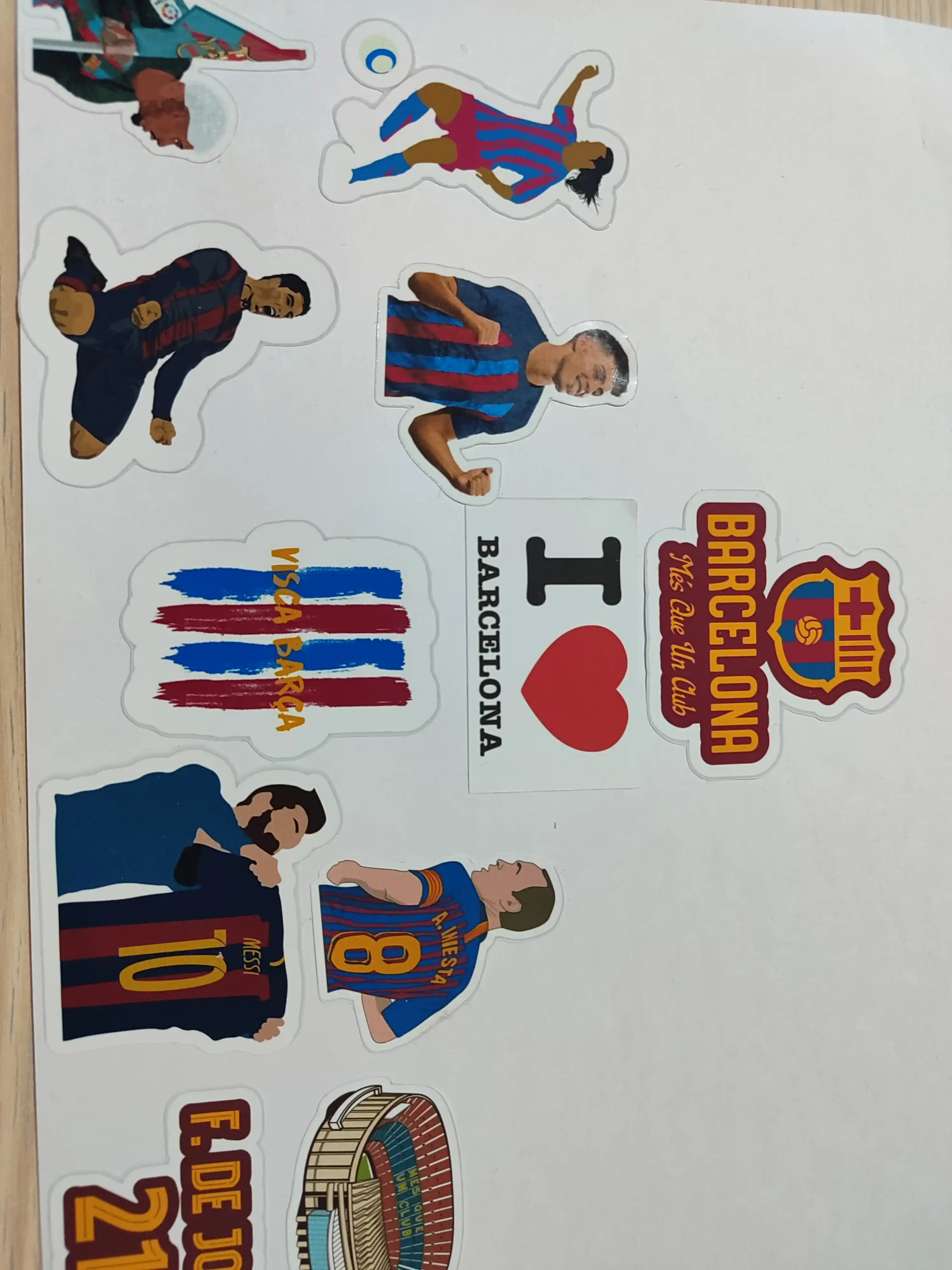 Наклейки футбольного клуба Barcelona