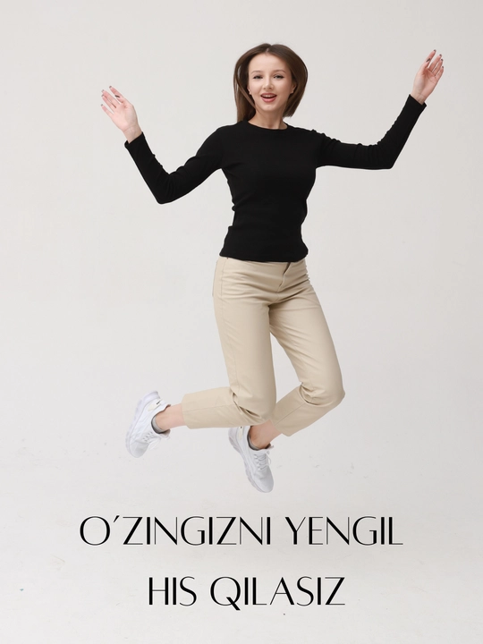 Uzun yengli ayollar futbolkasi