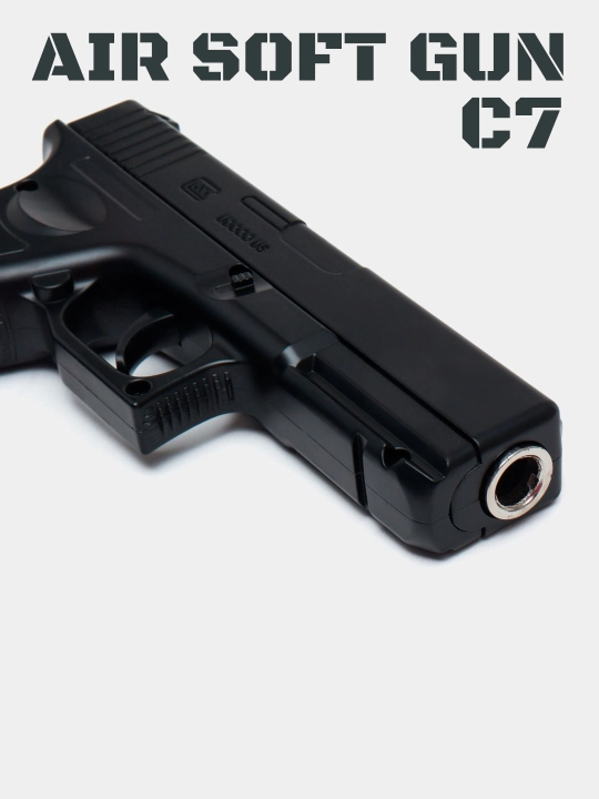 Temir pistolet, o'yinchoq pnevmatik qurol, metal pistolet, Glock bolalar uchun oyinchoqlar