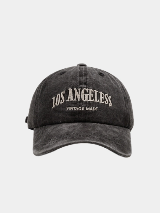 Бейсболка кепка Los Angeles унисекс, винтажная, 100% хлопок, размер 54-60 см