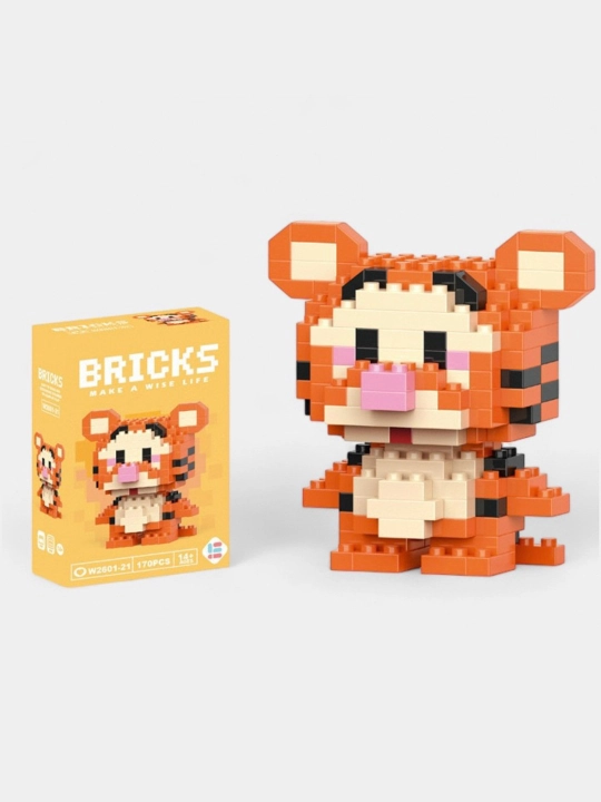 Mini konstruktor 3D Bricks: Disney, Mario va Spanch Bob qahramonlarining figuralari bilan - 