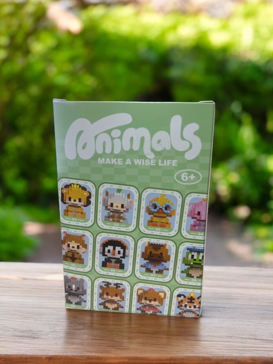 Mini konstruktor 3D Bricks: Disney, Mario va Spanch Bob qahramonlarining figuralari bilan