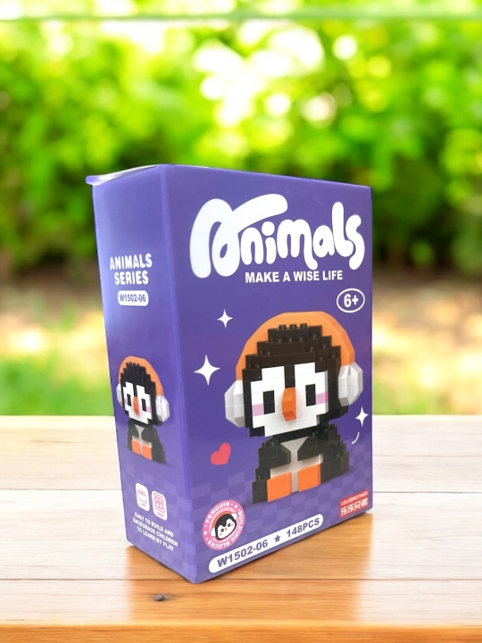Mini konstruktor 3D Bricks: Disney, Mario va Spanch Bob qahramonlarining figuralari bilan - 