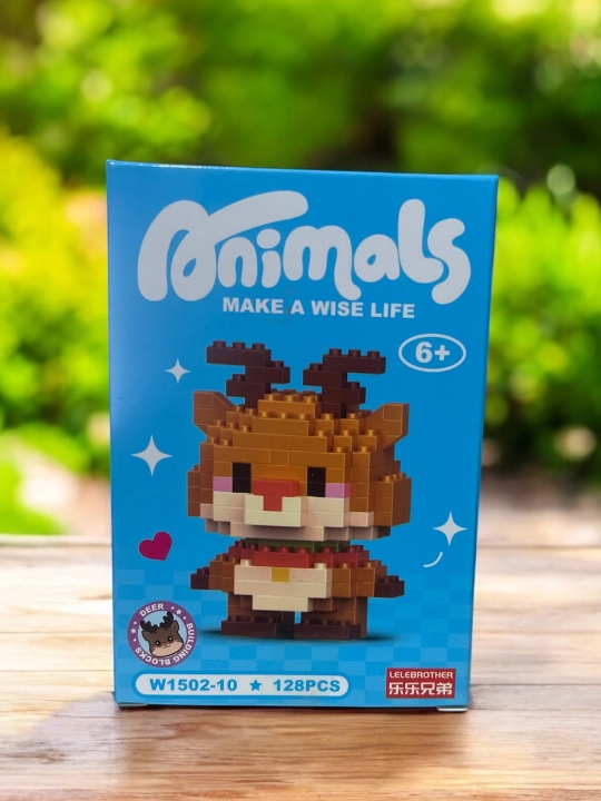 Mini konstruktor 3D Bricks: Disney, Mario va Spanch Bob qahramonlarining figuralari bilan - 
