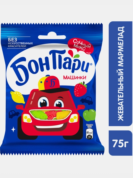 Мармелад машинки Бон Пари, 75 г - 