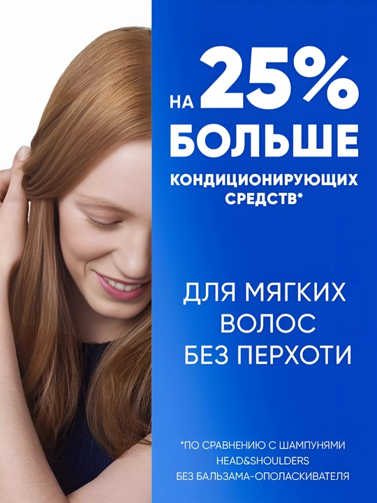 Head&Shoulders шампунь от перхоти и бальзам для волос Основной уход, 2 в 1, 1 л
