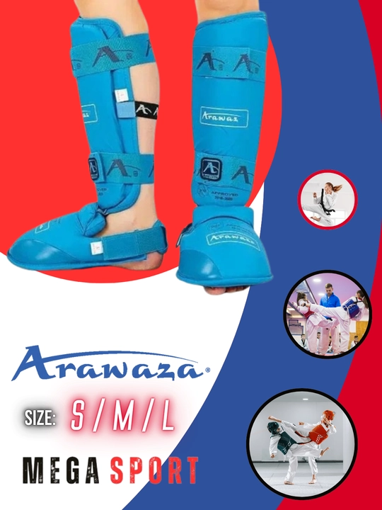 Футы Arawaza, защита голени и стопы каратэ - 