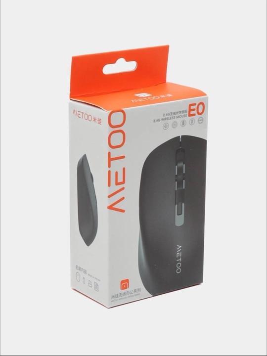 Sichqoncha simsiz va ovozsiz  2.4G va Bluetooth Metoo E0