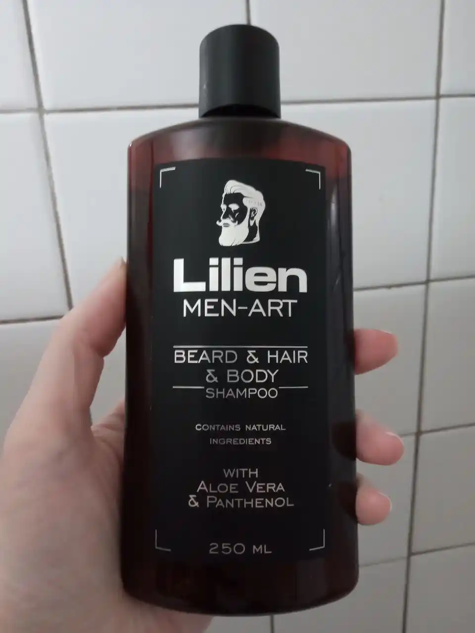 Шампунь для волос и бороды BLACK Lilien, 250 мл