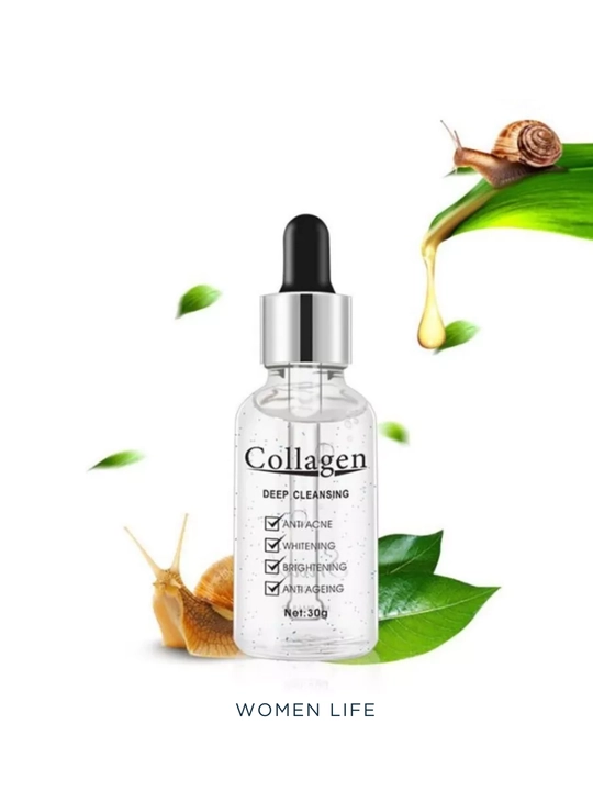 Collagen snail yuz uchun kollagen, bo'yanish zardobi va yog'i, yoshartiruvchi asos