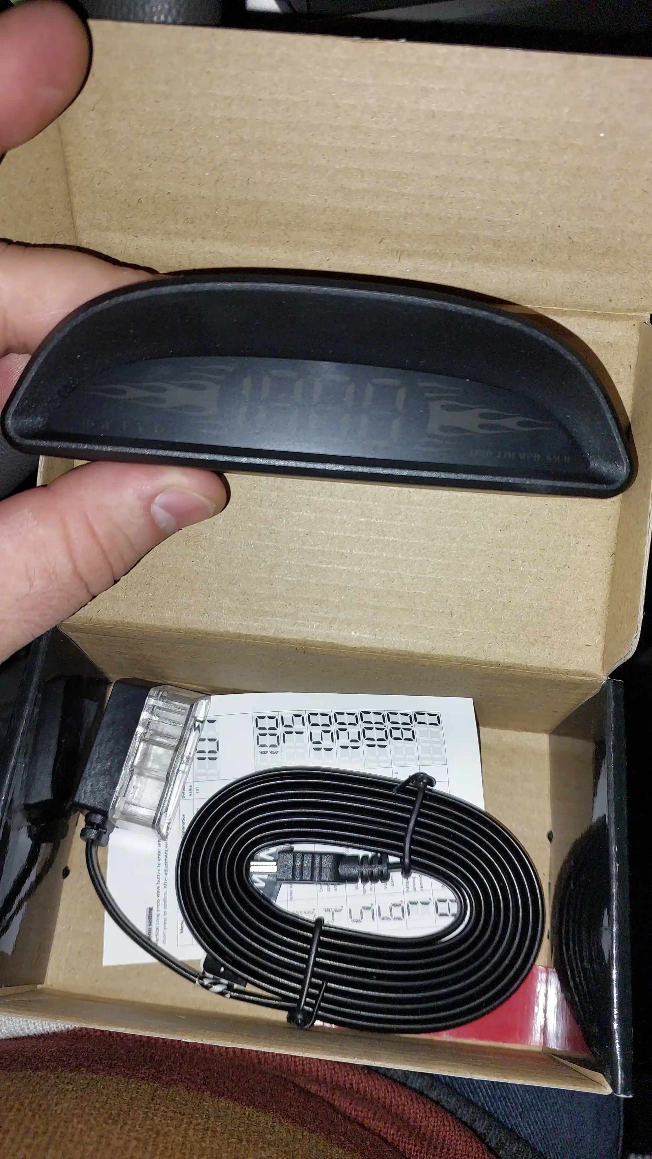 Бортовой компьютер WiiYii NEWMEN HUD OBD2, спидометр, датчик температуры