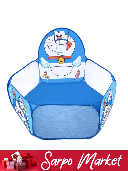 Детский игровой манеж с ковриком, складной, 120×120×75 см, для дома и поездок