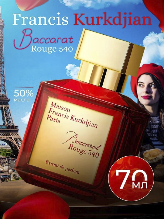 Духи Baccarat Rouge 540 Maison Francis Kurkdjian, для женщин и для мужчин - 