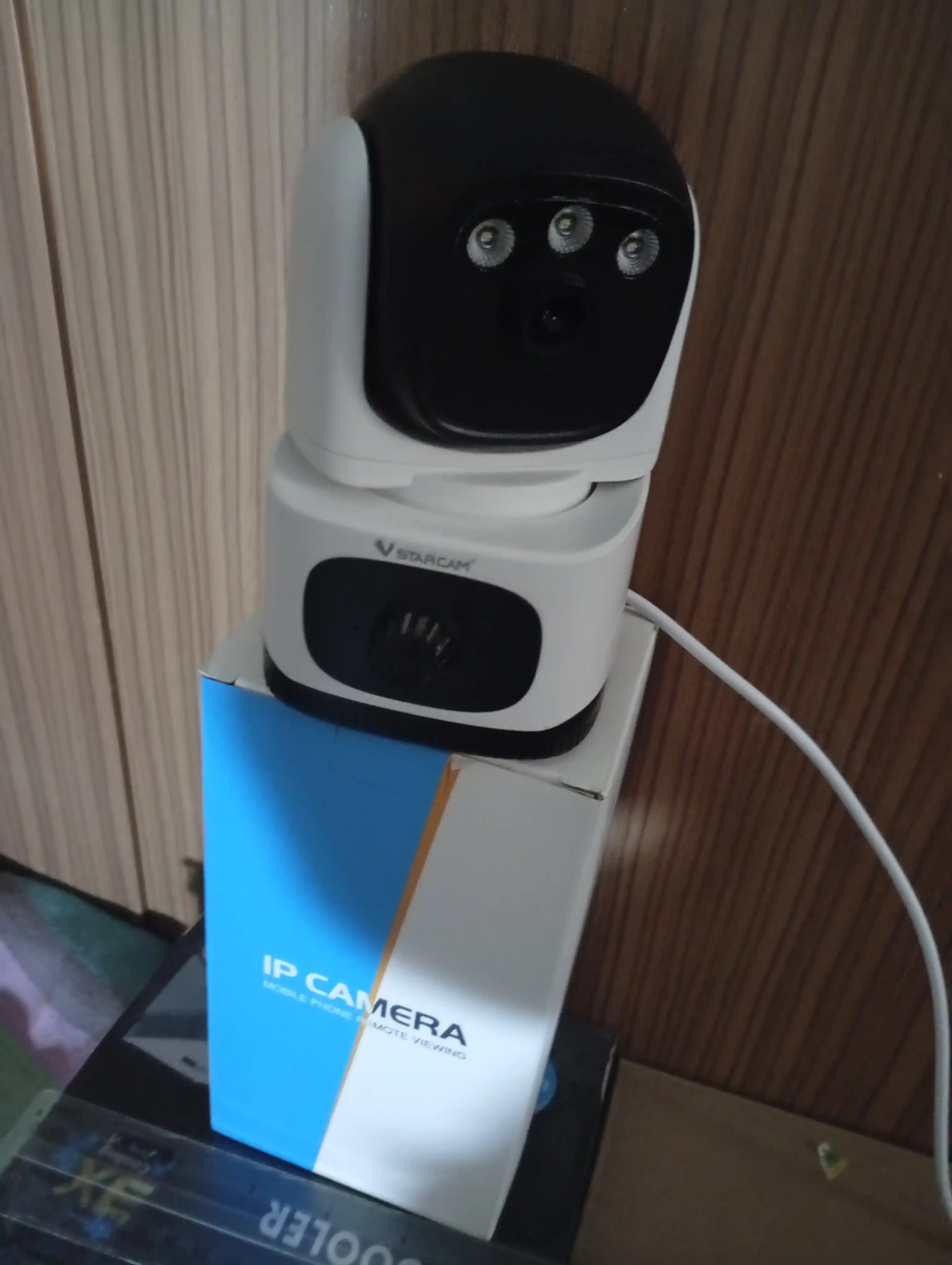 Камера с датчиком дыма и противопожарной безопасности, Wi-Fi, VSTARCAM CS995M