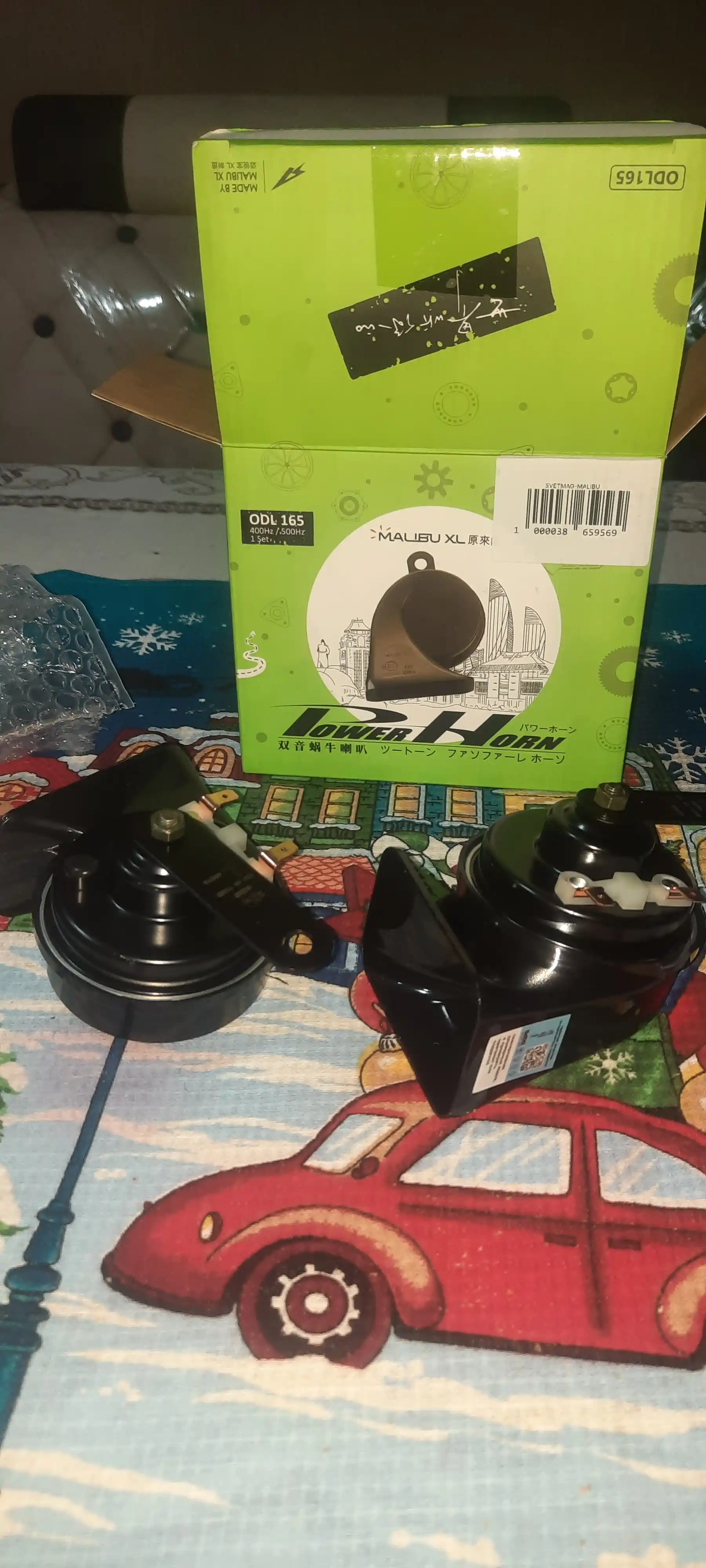 Avtomobil ovoz signali Malibu XL ODL 165, 12 V, 110 Db, 400/500 Hz