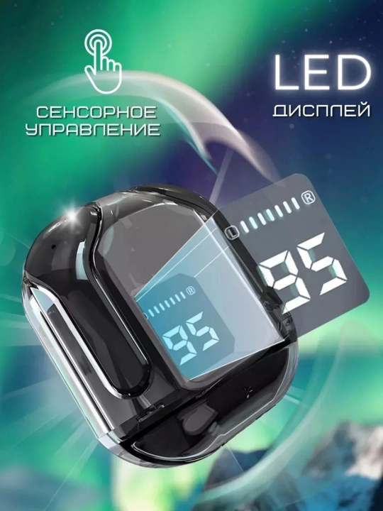 Simsiz Bluetooth quloqchinlar, Air 31, displey, mikrofon va shovqinni kamaytirish bilan bil