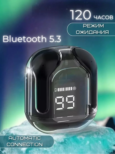 Simsiz Bluetooth quloqchinlar, Air 31, displey, mikrofon va shovqinni kamaytirish bilan bil