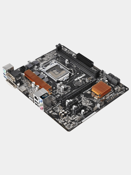 6-7-avlod OEM intel protsessorlari uchun Asrock H110M-HDV DDR4 1151 ona platasi - 