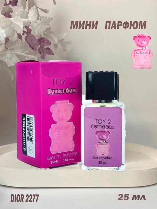 Mini - parfyum Toy 2 Bubble Gum, tiqin, 25 ml - 