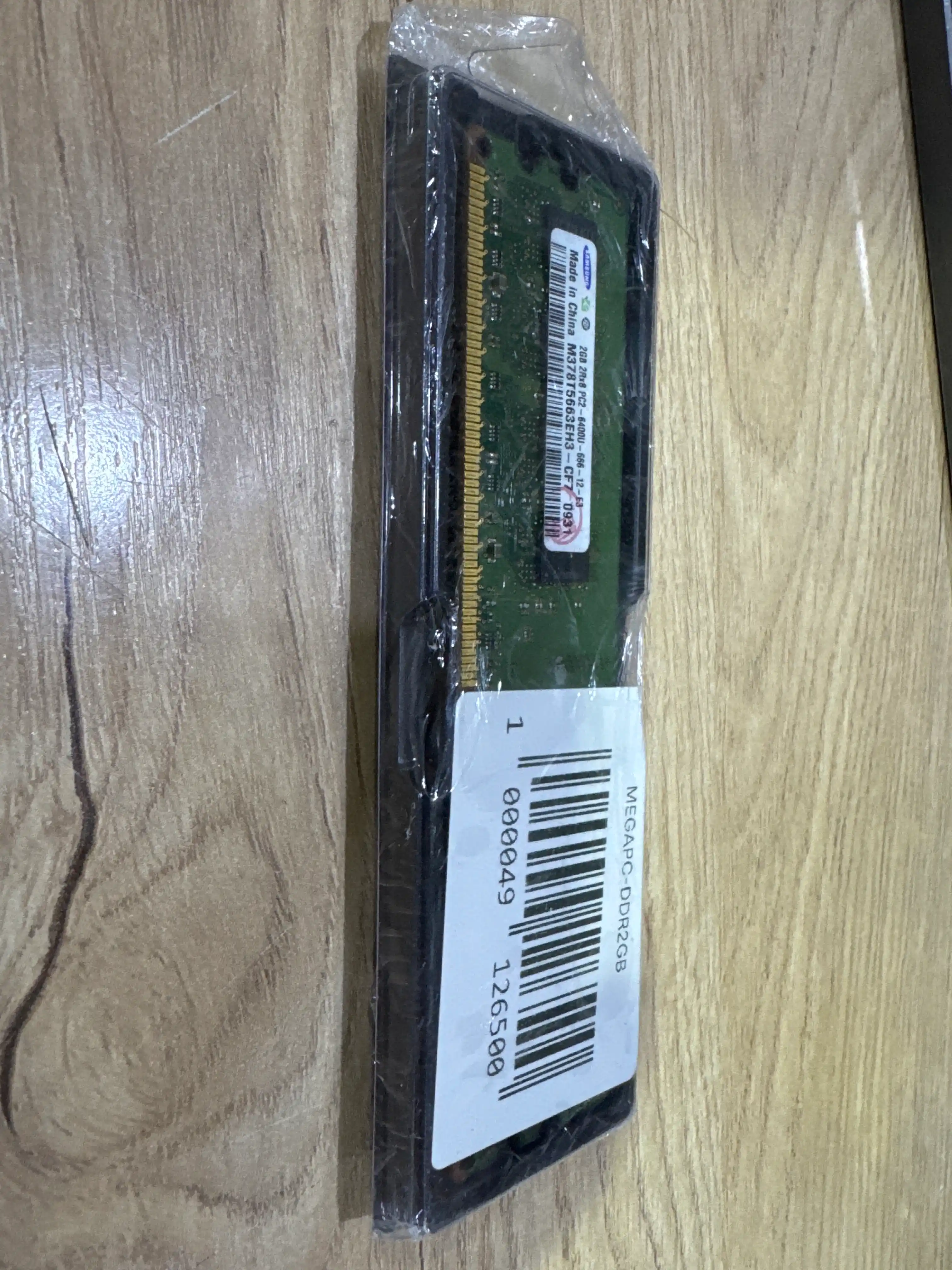 Operativ xotira ddr2, 2gb, 800mhz kompyuter uchun PC2-6400U OZU