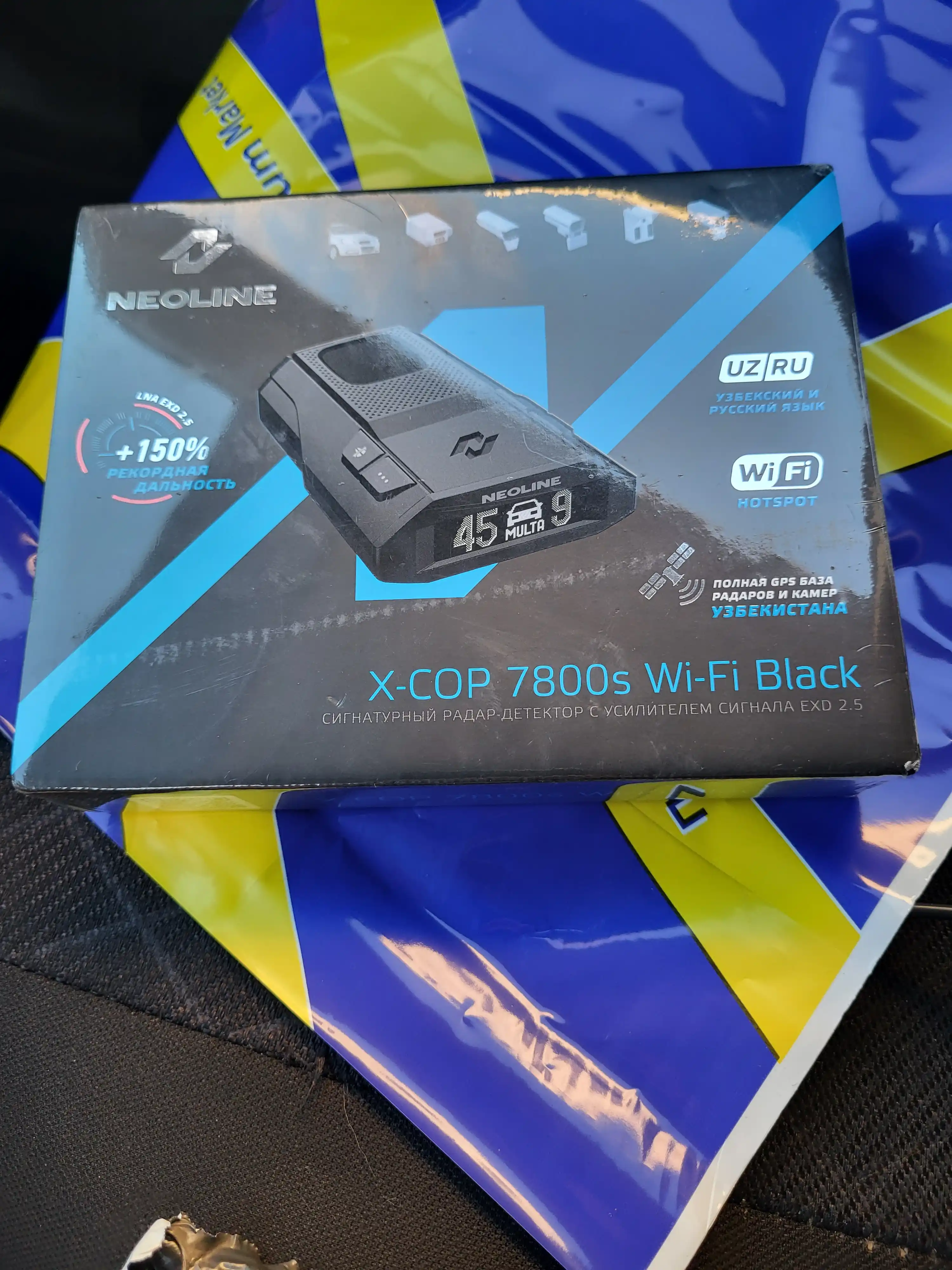 Neoline X-Cop 7800s Wi-Fi Black radar detektori, O'zbekiston uchun versiya