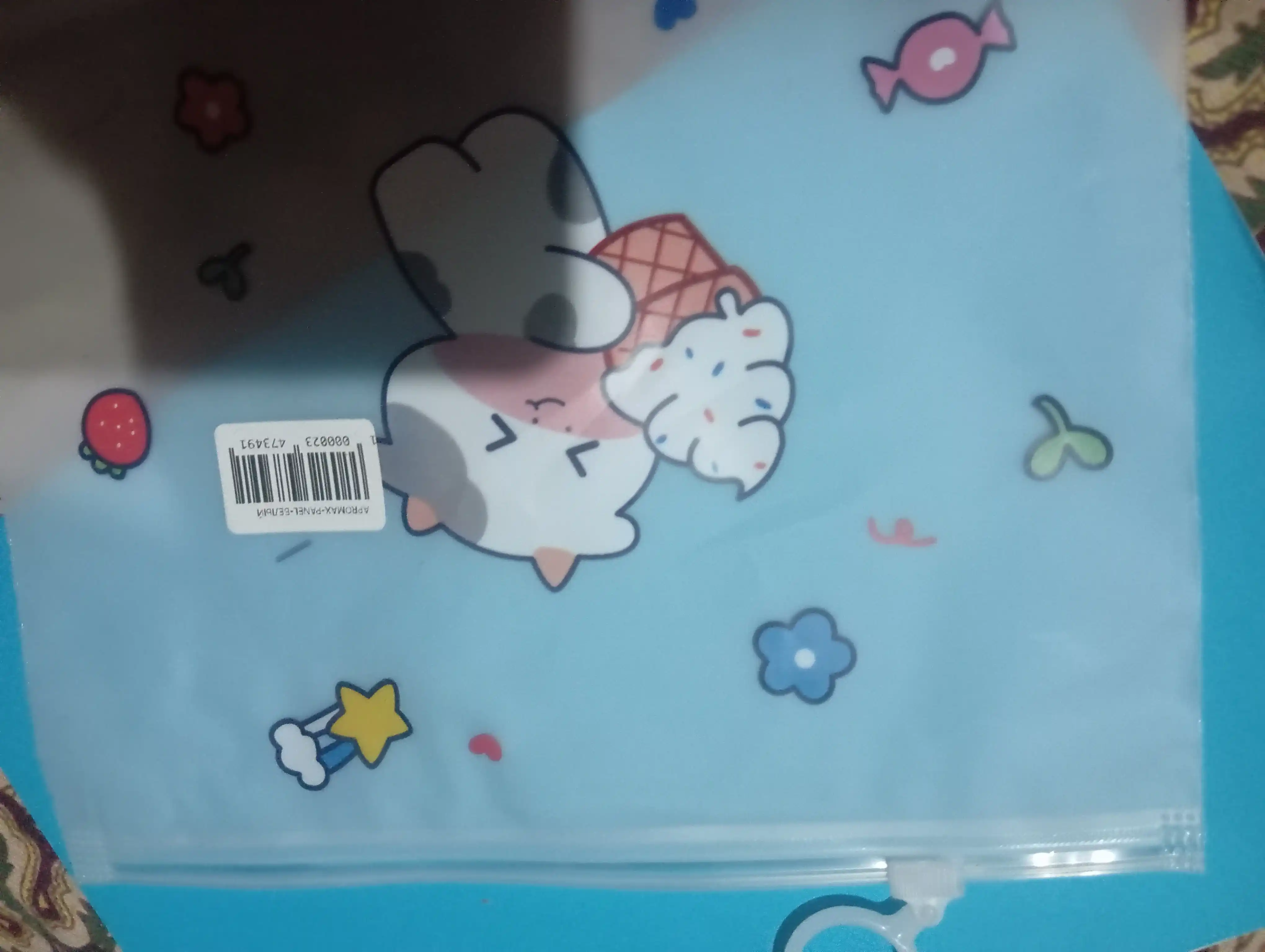 Kosmetik sumkasi "Kaktus", maktab va ofis uchun, A5