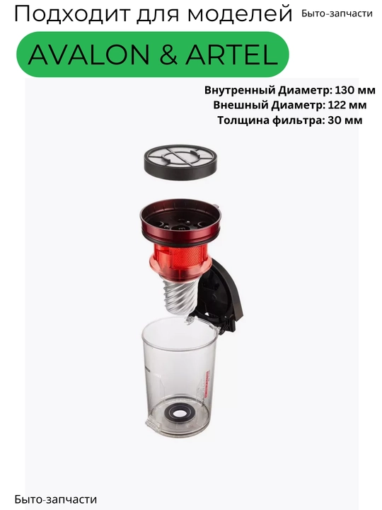 Motor filtri, Avalon, Shivaki changyutgichlari uchun