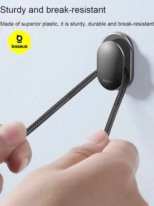 Avtomobil va uy uchun universal ilgak Baseus Small Shell Vehicle Hook, 4 dona
