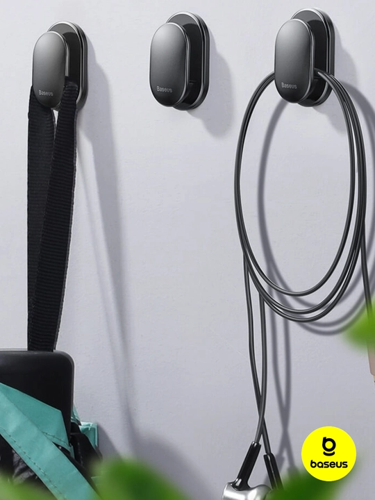 Avtomobil va uy uchun universal ilgak Baseus Small Shell Vehicle Hook, 4 dona